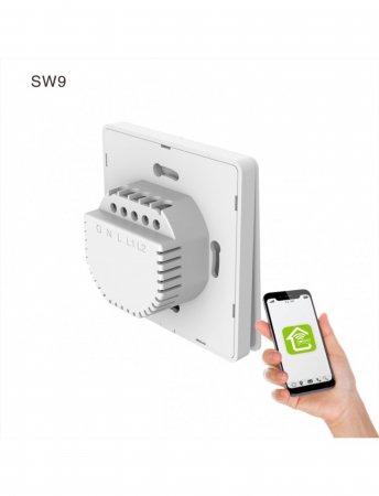 Intrerupator inteligent Gosund SW9, Wi-Fi, alb [3]