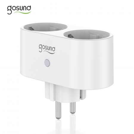 Priza inteligenta Gosund SP211, Wi-Fi, 16A, monitorizare consum, protectie copii, timer, smartLife, Tuya, alb [2]