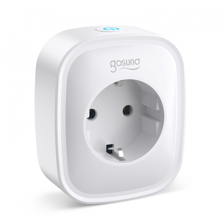 Bricolaj & Electrice - Priza inteligenta Gosund SP112, Wi-Fi, 16A, 2xUSB, monitorizare consum energie, compatibil Amazon Alexa, Google Assistant, alb