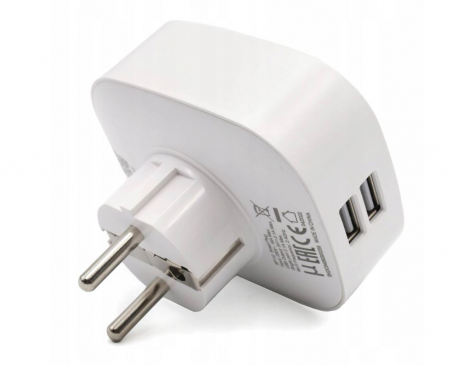 Priza inteligenta Gosund SP112, Wi-Fi, 16A, 2xUSB, monitorizare consum energie, compatibil Amazon Alexa, Google Assistant, alb [2]