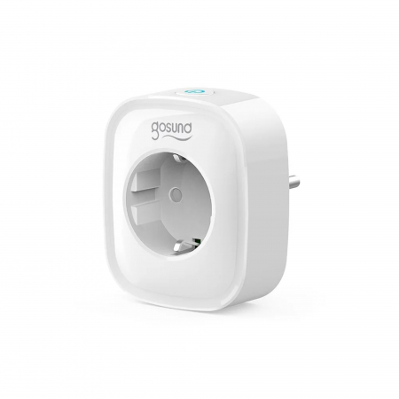 Priza inteligenta Gosund SP1, Wi-Fi, 16A, monitorizare consum energie, timer, Smart Life, Tuya, alb [2]