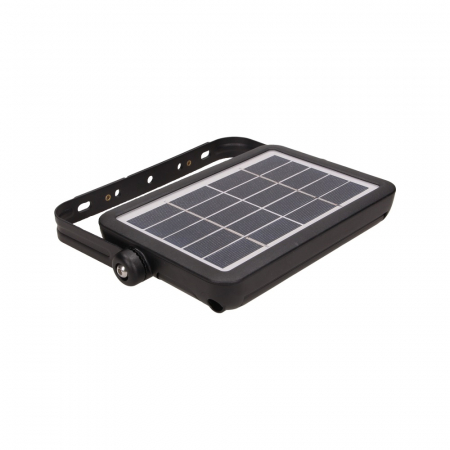 Proiector ADVITI LUX AD-SL-6108BLR4, incarcare solara, 3000mAh, 5W, LED SMD, senzor de miscare 120°, 500lm, IP65, 4000K, negru [1]
