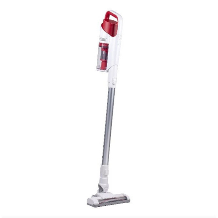 RESIGILATE - RESIGILAT Aspirator cu baterie 2in1 Dirt Devil DD9002, Putere 150w, portabil si cu maner, Include perie si duza combinate, durata de viata a bateriei pana la 30 de minute, 2 setari, Alb-Rosu