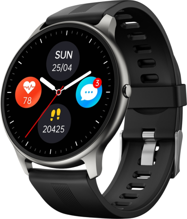 Audio & Video - RESIGILAT Smartwatch X-Fit Pixel, Niceboy, Silicon, LCD 1.3 inch, IP68, Negru