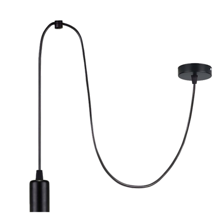 Aplice si Pendule - RESIGILAT Lampa suspendata, Adviti, 60W, E27, Negru