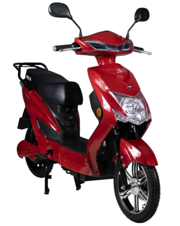 Scutere Electrice - Scuter Electric Fara Permis Volta VSX, 220W, 25km/h, Autonomie Maxima 60km, Cu Pedale, Rosu