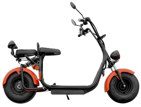Scuter Electric Fara Permis Volta SE-03 CityCoco Pro, 1500W, 25km/h, Autonomie Maxima 69km, Portocaliu [1]