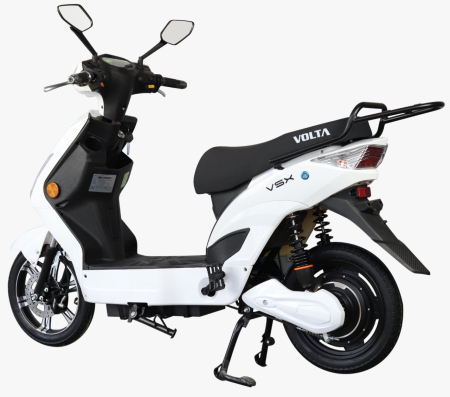 Scuter Electric Fara Permis Volta VSX, 220W, 25km/h, Autonomie Maxima 60km, Cu Pedale, Gri [1]