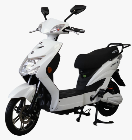 Scutere Electrice - Scuter Electric Fara Permis Volta VSX, 220W, 25km/h, Autonomie Maxima 60km, Cu Pedale, Alb