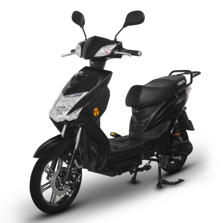 Scutere Electrice - Scuter Electric Fara Permis Volta VSX, 220W, 25km/h, Autonomie Maxima 60km, Cu Pedale, Negru