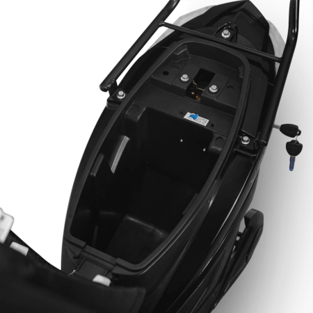 Scuter Electric Fara Permis Volta VSX, 220W, 25km/h, Autonomie Maxima 60km, Cu Pedale, Negru [7]