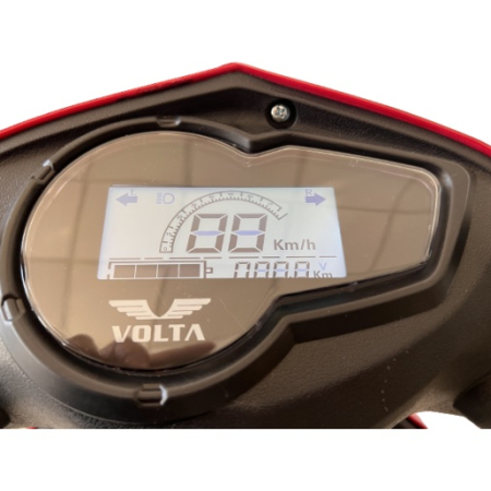 Scuter Electric Fara Permis Volta VSX, 220W, 25km/h, Autonomie Maxima 60km, Cu Pedale, Rosu [15]