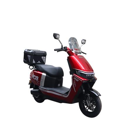 Scutere Electrice - Scuter electric RDB INSPIRE, 2000W, fara permis, 25 km/h, Rosu