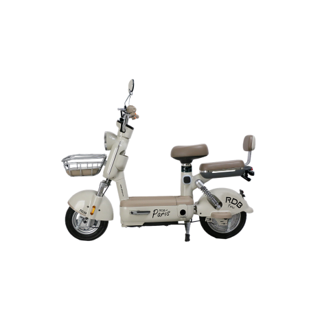 Scuter Electric RDB PARIS, 600W, fara permis, 48V 20Ah, 25km/h, Maro [14]