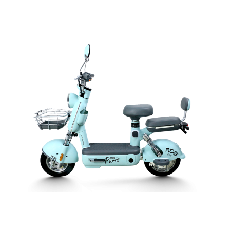 Scuter Electric RDB PARIS, 600W, fara permis, 48V 20Ah, 25km/h, Albastru [5]
