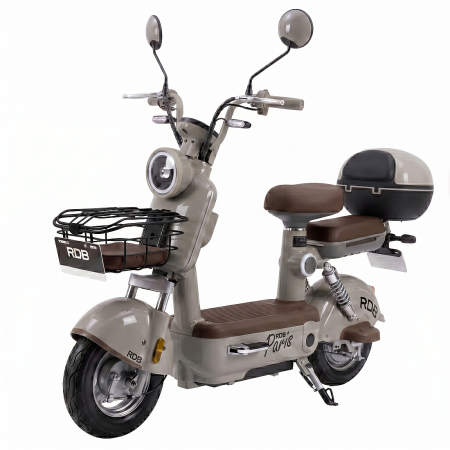 Scuter Electric RDB PARIS+, 600W, fara permis, 48V 20Ah, 25km/h, Albastru [4]