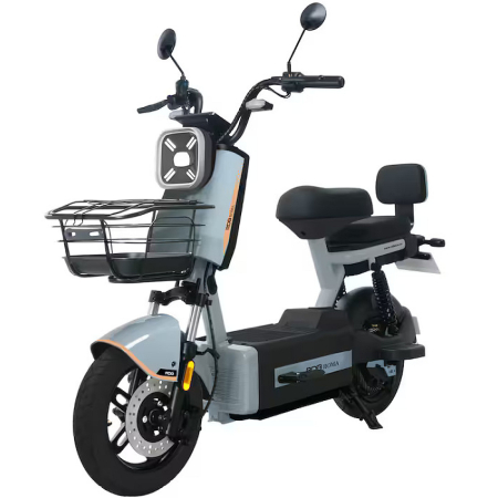 Scutere Electrice - Scuter Electric RDB ROMA, 600W, fara permis, 25km/h, Gri