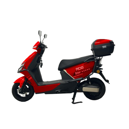Scuter electric RDB STAR FULL, 2000W, fara permis, 25 km/h, Rosu [6]