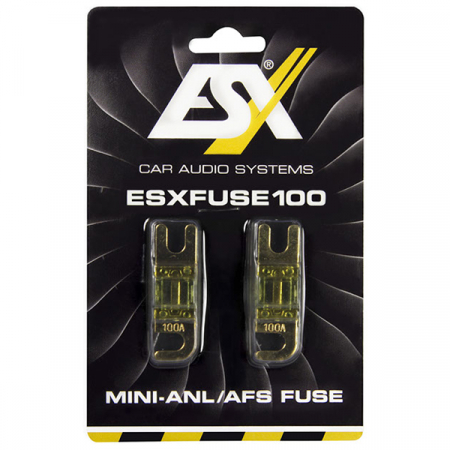 Subwoofere & boxe auto - Set sigurante ESX ESXFUSE100, 2 bucati, Mini ANL, 100 A