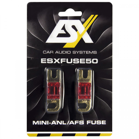 Subwoofere & boxe auto - Set sigurante ESX ESXFUSE50, 2 bucati, Mini ANL, 50 A