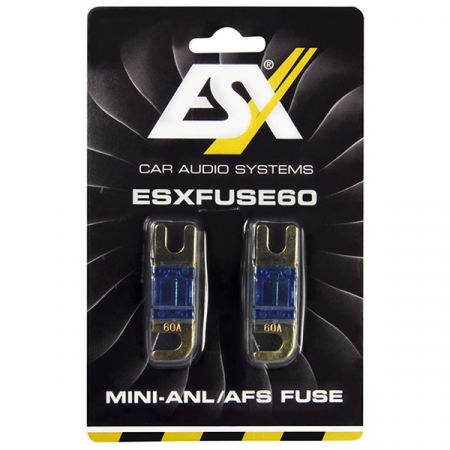 Subwoofere & boxe auto - Set sigurante ESX ESXFUSE60, 2 bucati, Mini ANL, 60 A