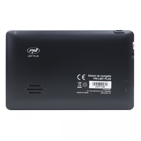 Sistem de navigatie portabil PNI L807 PLUS, diagonala 7", 800 MHz, 256MB DDR, 8GB memorie interna, FM transmitter, fara harta [3]