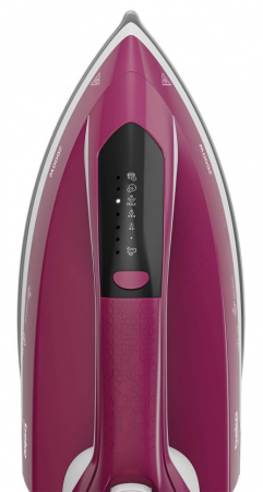 RESIGILAT Statie de calcat Beko SGA6126R, 2600 W, 225 g/min, 6 bar, 1000 l, talpa ceramica SteamXtra™, alb/rosu [2]