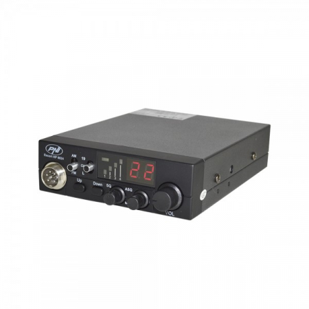 Statie radio auto CB PNI Escort HP 8024, squelch reglabil, alimentare 12V-24V + casca PNI HF11 cu 1 pin [2]