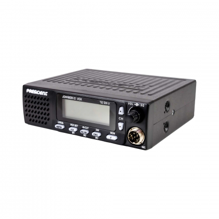 Statie radio CB President Johnson II ASC 12V-24V cu squelch automat si difuzor frontal [6]