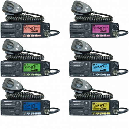 Statie radio CB President MC KINLEY ASC, AM-FM-LSB-USB, 40CH, ANL, NB, Hi-Cut, 12/24 V [4]