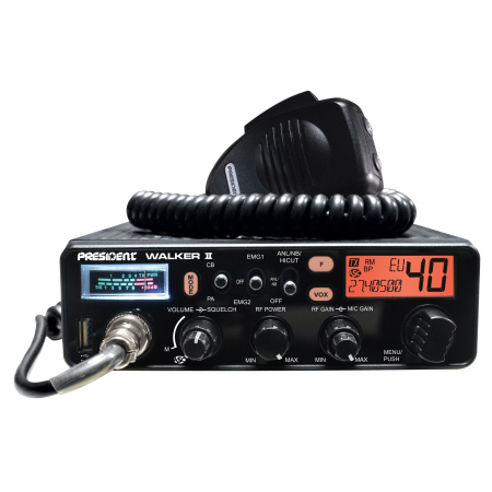 Statie radio CB President WALKER II, squelch automat [2]