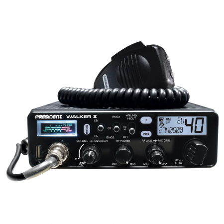 Statie radio CB President WALKER II, squelch automat [1]