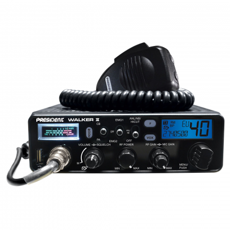 Statii radio auto CB - Statie radio CB President WALKER II, squelch automat