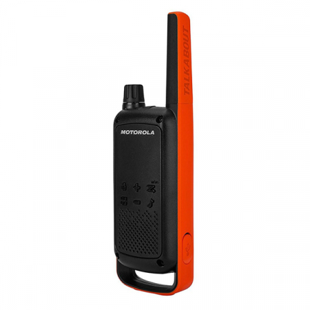 Statie radio PMR portabila Motorola Talkabout T82, set 2 bucati, negru/portocaliu [4]