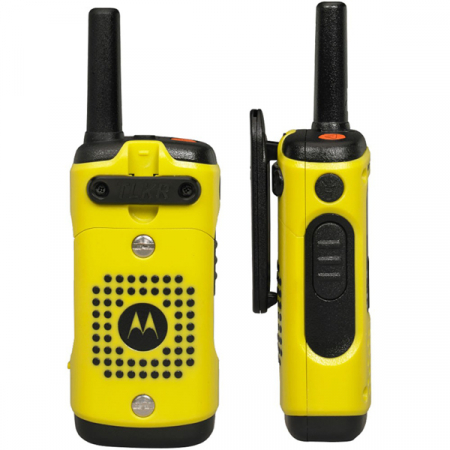 Statie radio PMR portabila Motorola TLKR T92 H2O, IP67, set 2 bucati, negru/galben [3]
