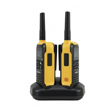 Statie radio portabila PMR PNI Dynascan F-15, 446MHz, 0.5W, 16CH, Waterproof IP67, set 2 bucati [9]