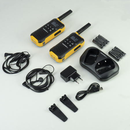 Statie radio portabila PMR PNI Dynascan F-15, 446MHz, 0.5W, 16CH, Waterproof IP67, set 2 bucati [2]