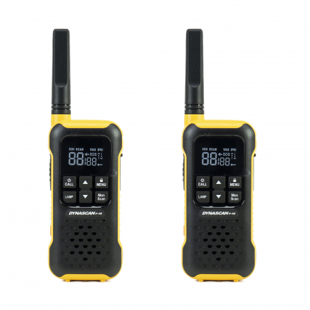 Statii radio walkie talkie - Statie radio portabila PMR PNI Dynascan F-15, 446MHz, 0.5W, 16CH, Waterproof IP67, set 2 bucati