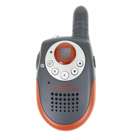 Statie radio PMR portabila Stabo Freecomm 150, 8 canale, Hi/Lo, squelch, set 2 bucati, negru/rosu [5]