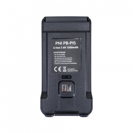 Statie radio portabila VHF/UHF PNI P15UV dual band, 144-146MHz/430-440Mhz, 999CH + acumulator 1500 mAh [13]