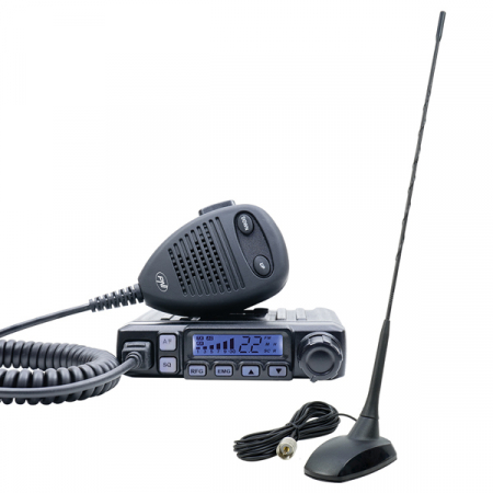 Statie statie radio CB PNI Escort HP 7120 ASQ, 12V +  Antena CB PNI Extra 48 lungime 45 cm + Baza magnetica [7]