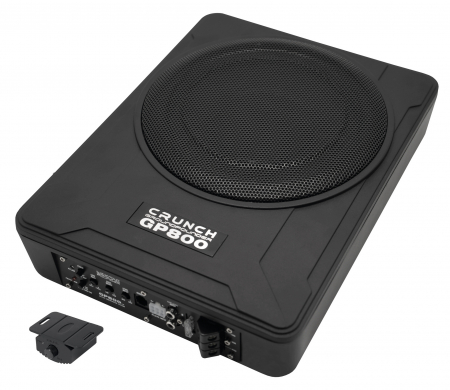 Subwoofere auto - Subwoofer auto activ Crunch GP800v2, 20 cm, 100W RMS