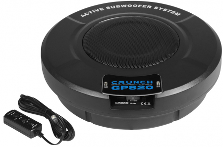 Subwoofere & boxe auto - Subwoofer auto activ Crunch GP820, 20 cm, 150W RMS