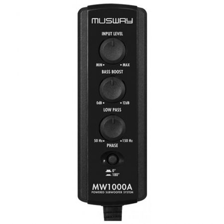Subwoofer auto activ Musway MW 1000A, 28 cm, 150W RMS [6]