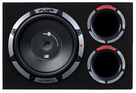 Subwoofere auto - Subwoofer auto activ Vibe Slick CBR12A-V0, 30 cm, 400W RMS