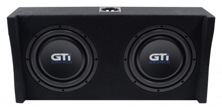 Subwoofere auto - Subwoofer auto dual Crunch GTI250S, 2 X 25 cm, 250 W RMS