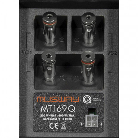 Subwoofer auto Musway MT169Q, 15 x 23 cm, 200W RMS [3]