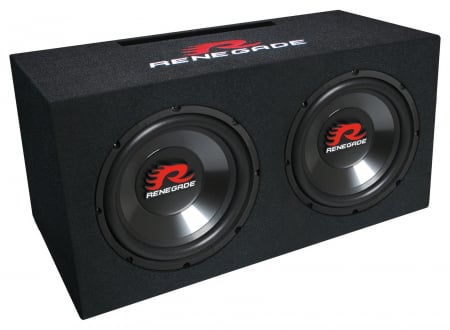 Subwoofere & boxe auto - Subwoofer auto dual Renegade RXV1002, 2 x 25 cm, 500W RMS