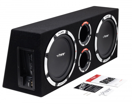 Subwoofere & boxe auto - Subwoofer auto VIBE SLICKV12T-V2, dual, 30 cm, 800W RMS