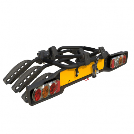 Suport 3 biciclete Peruzzo Siena 668/3N cu prindere pe carligul de remorcare, Negru [2]